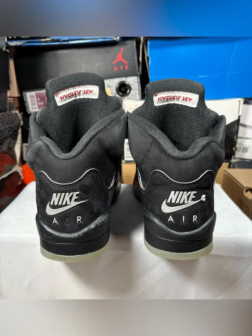 Size 6Y - Air Jordan 5 Retro OG Black Metallic Reimagined